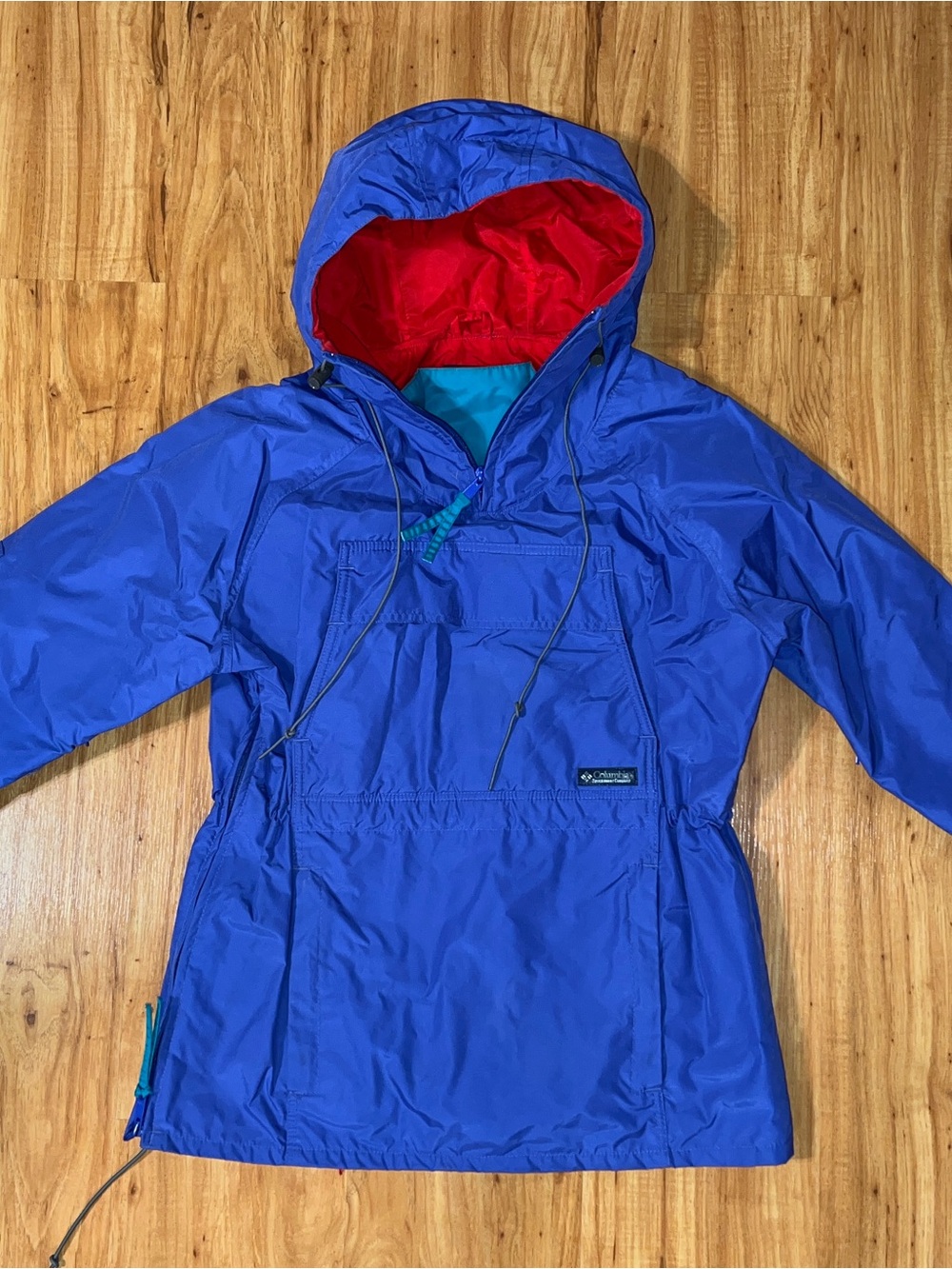 Vintage Retro 90's Columbia Purple Anorak Windbreaker, Size Women’s Medium